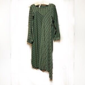 Dainty Jewells Asymmetrical Green Dress